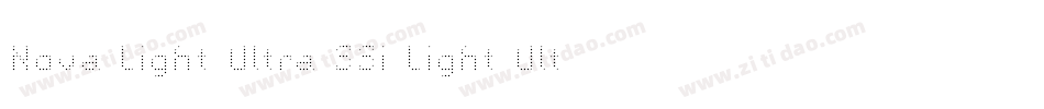 Nova Light Ultra SSi Light Ultra Condensed字体转换